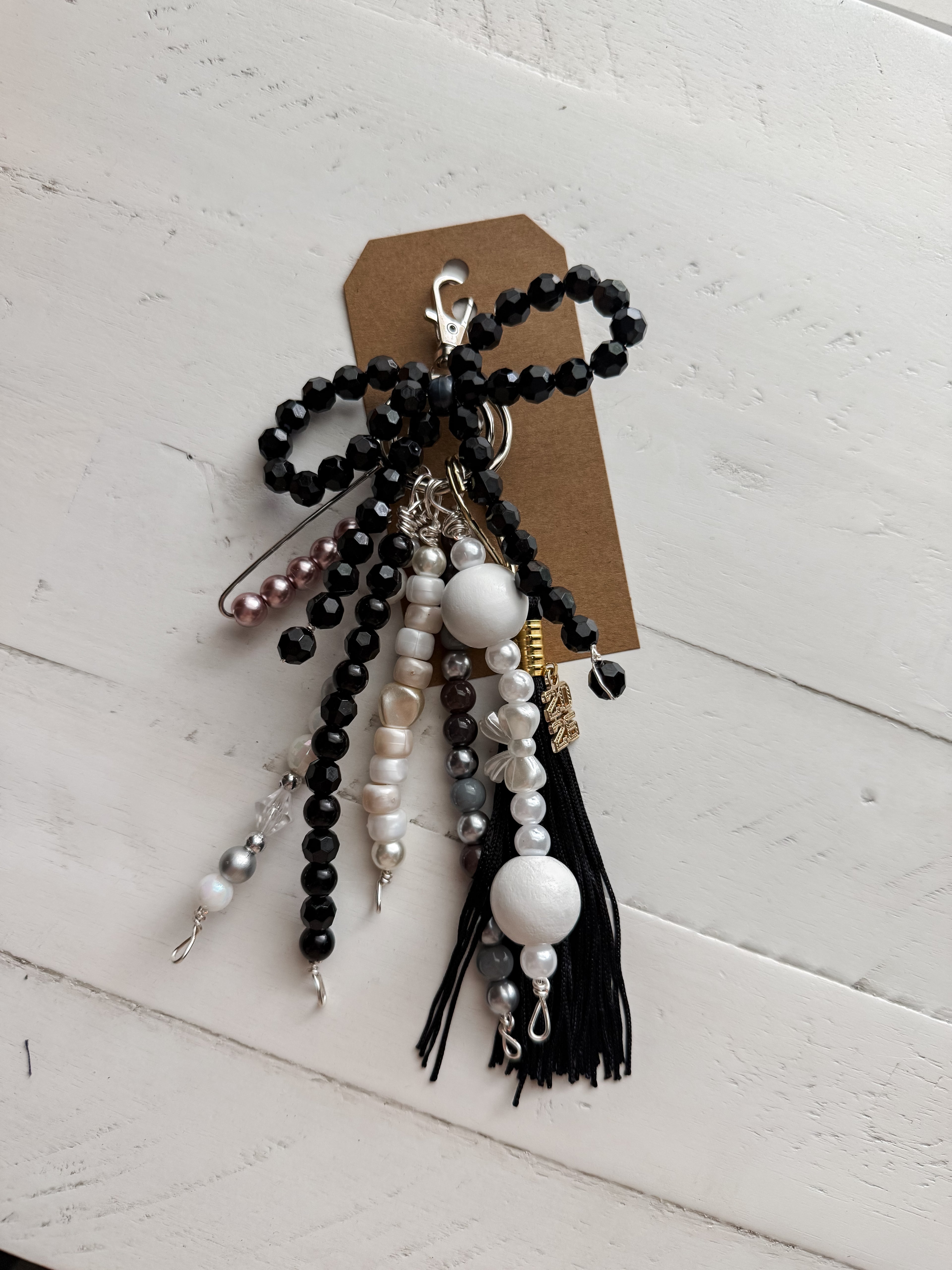 Monochrome Grad Keychain
